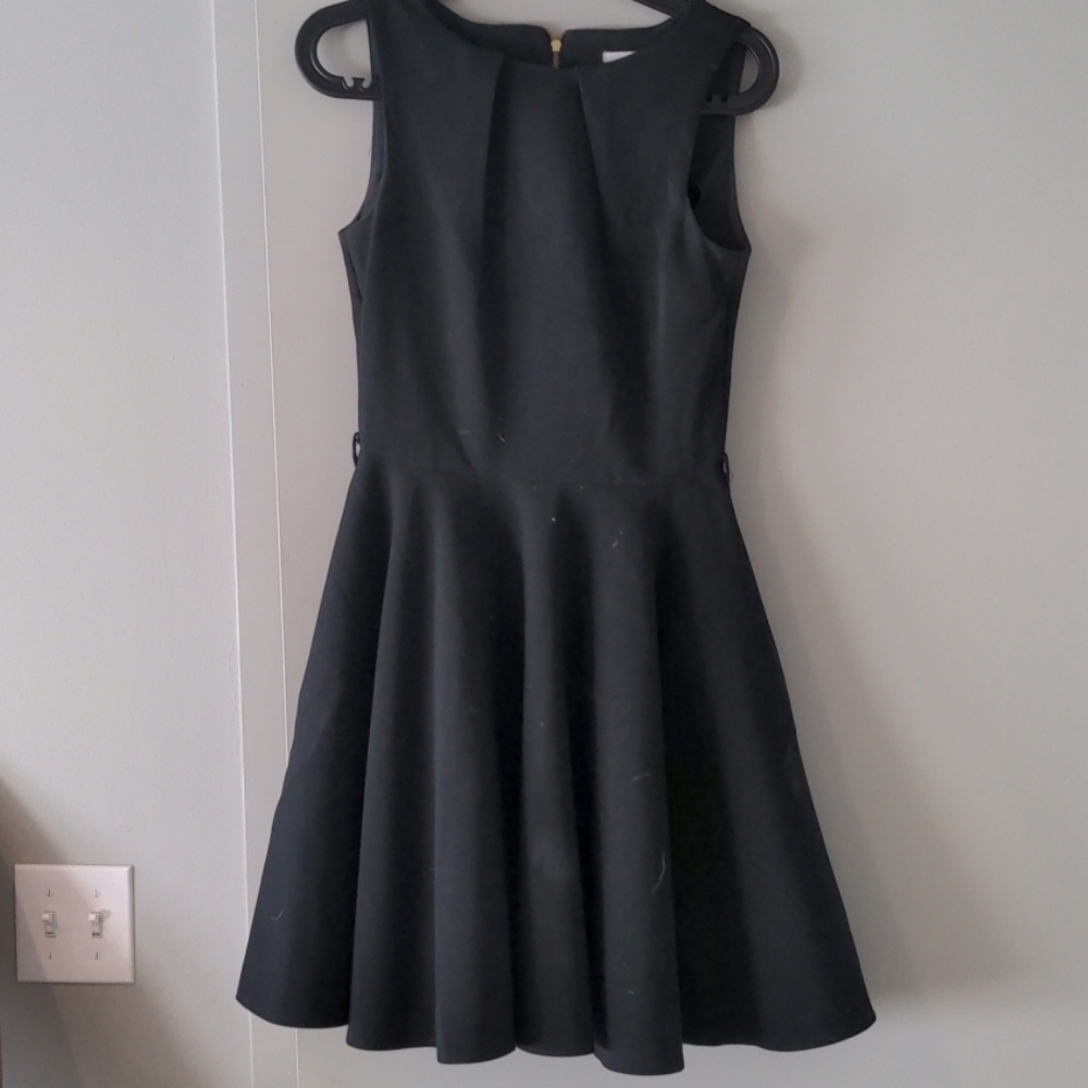 Black midi 1950s/1960a dress no longer made